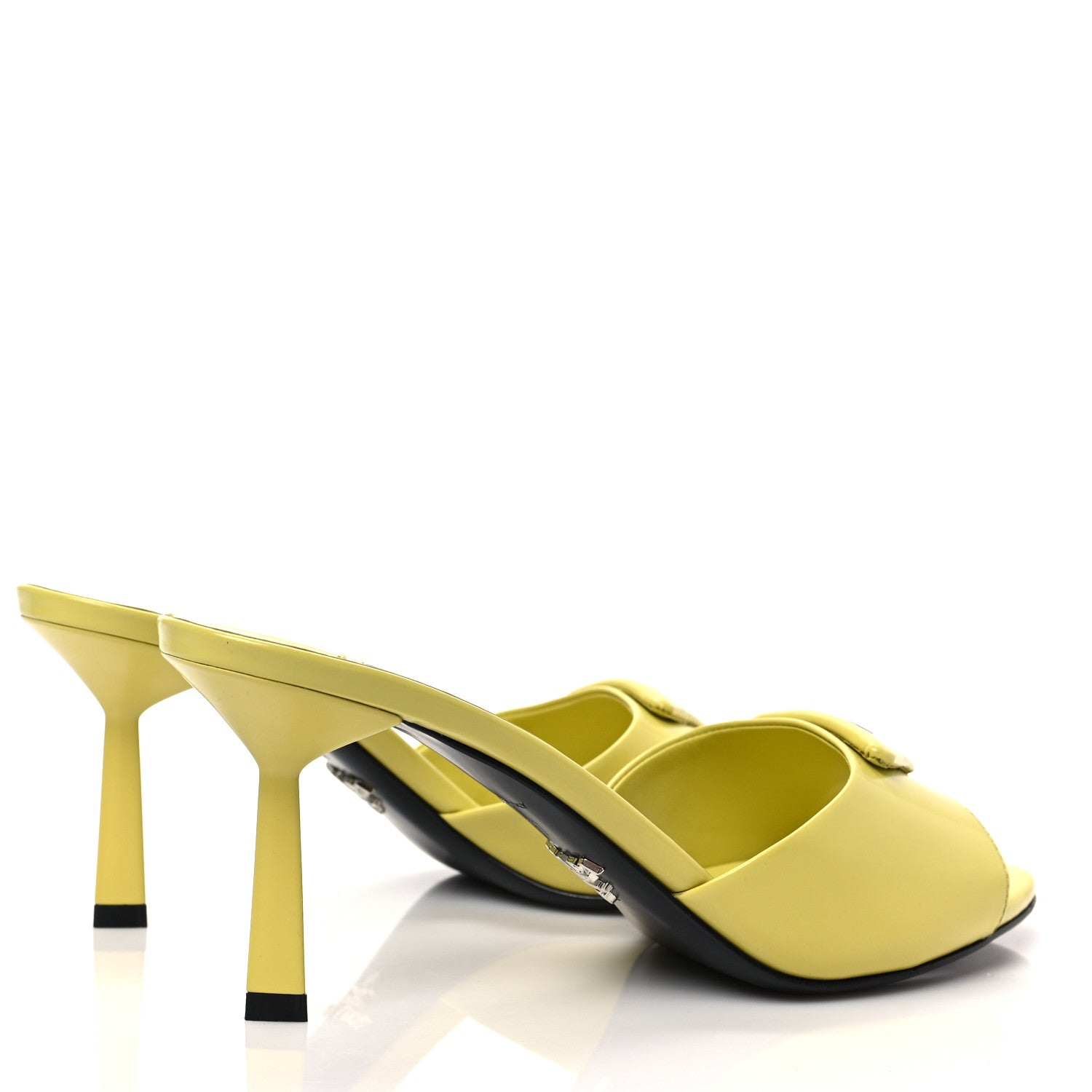 Prada Spazzolato Logo 75mm Slide Sandals 37 Cedro 4 of 8