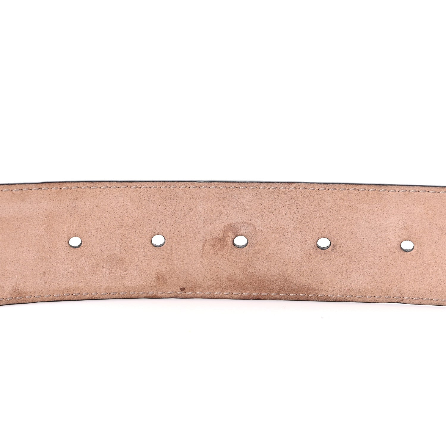 Gucci Calfskin Interlocking G 37mm Belt 85 34 Black 6 of 6