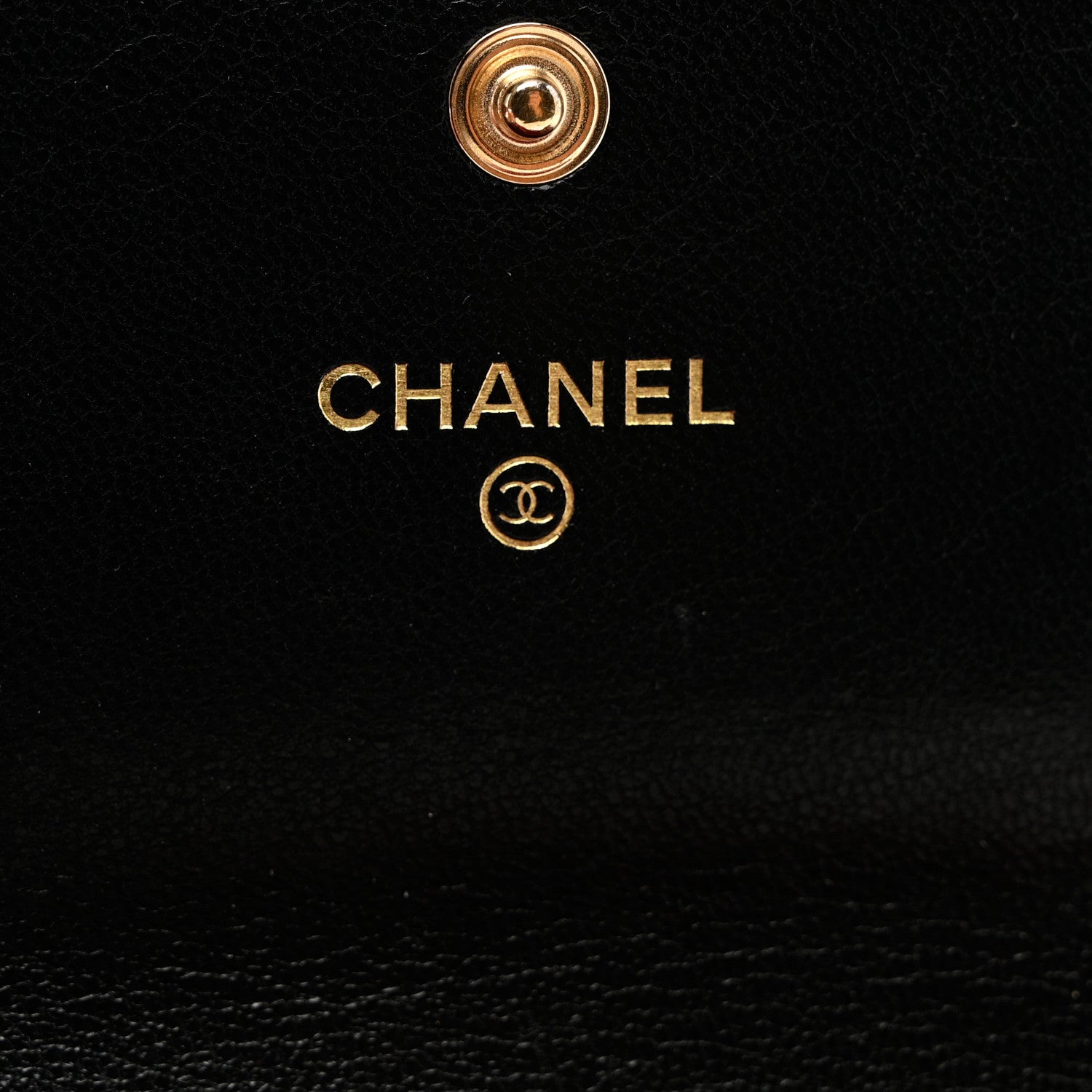 Chanel Lambskin Quilted Chanel 19 Flap Wallet Black 6 of 8