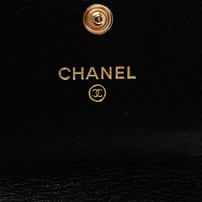 Chanel Lambskin Quilted Chanel 19 Flap Wallet Black 6 of 8