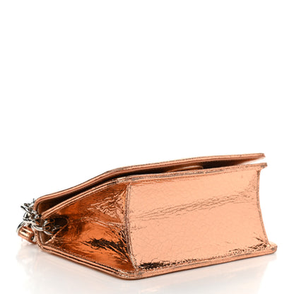 Christian Dior Ceramic Effect Deerskin Diorama Club Bag Gold 4 of 10