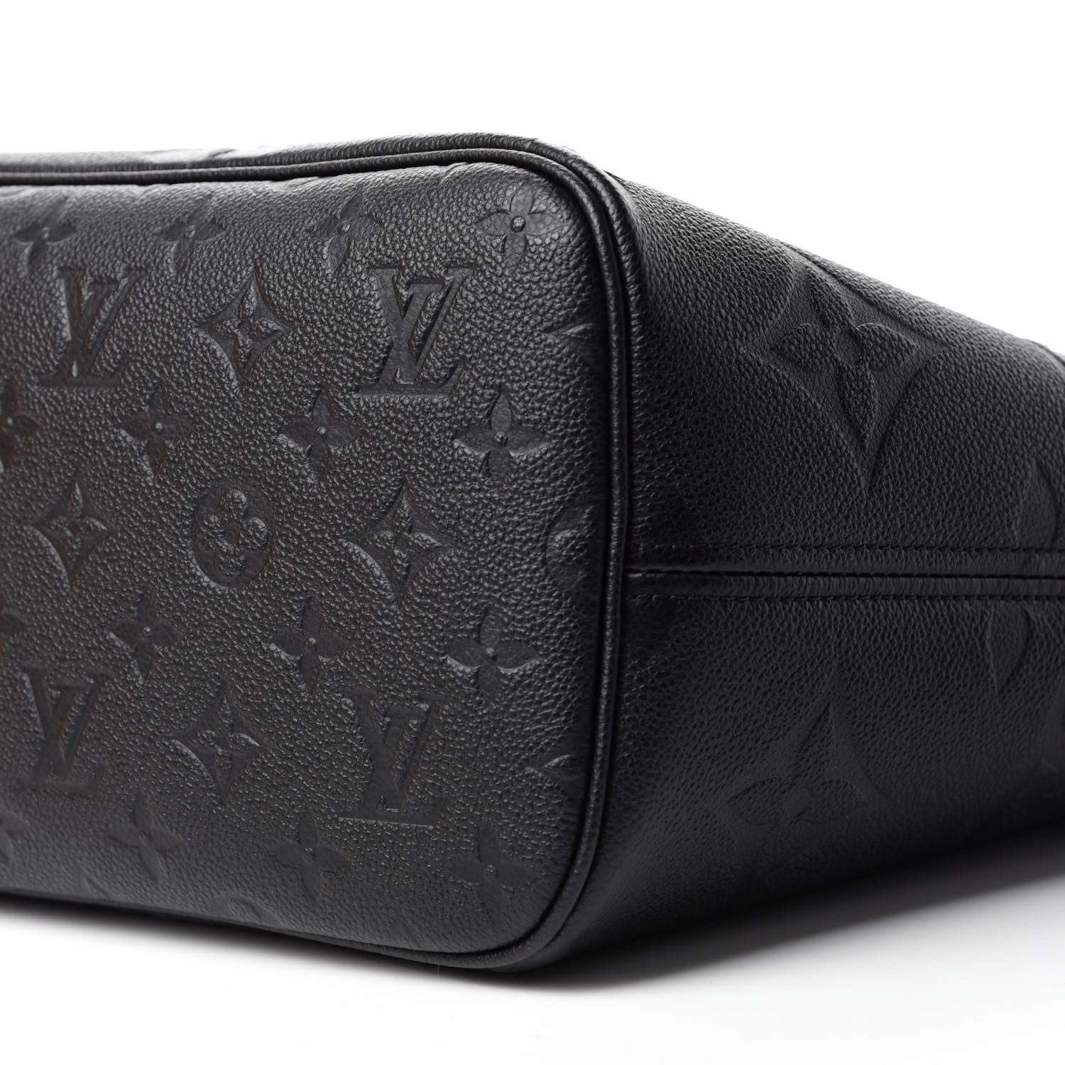 Louis Vuitton Empreinte Monogram Giant Neverfull MM Black 7 of 11