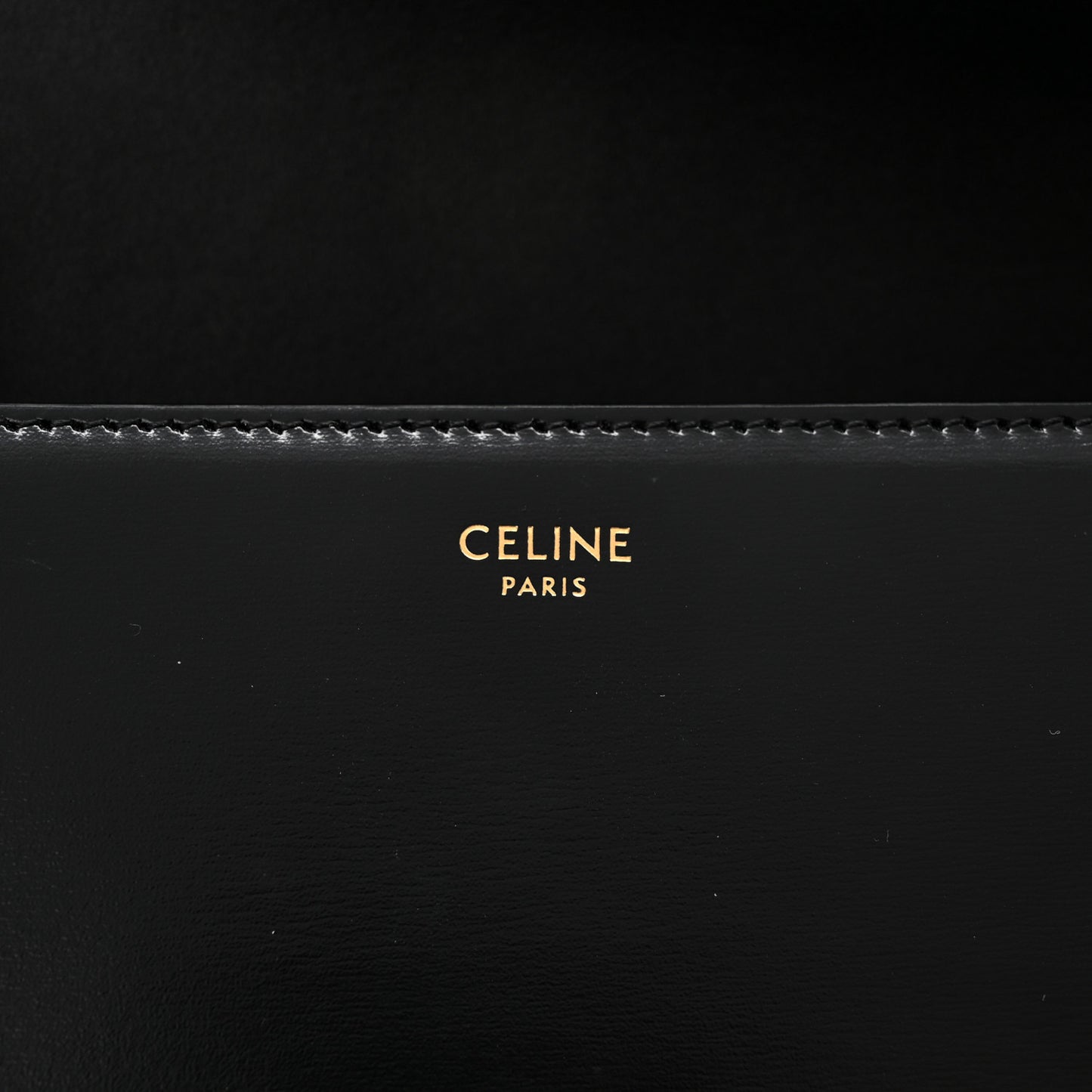 Shiny Calfskin Teen Triomphe Black