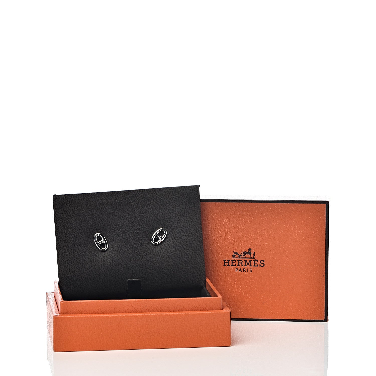 Hermes Sterling Silver TPM Farandole Earrings 7 of 7