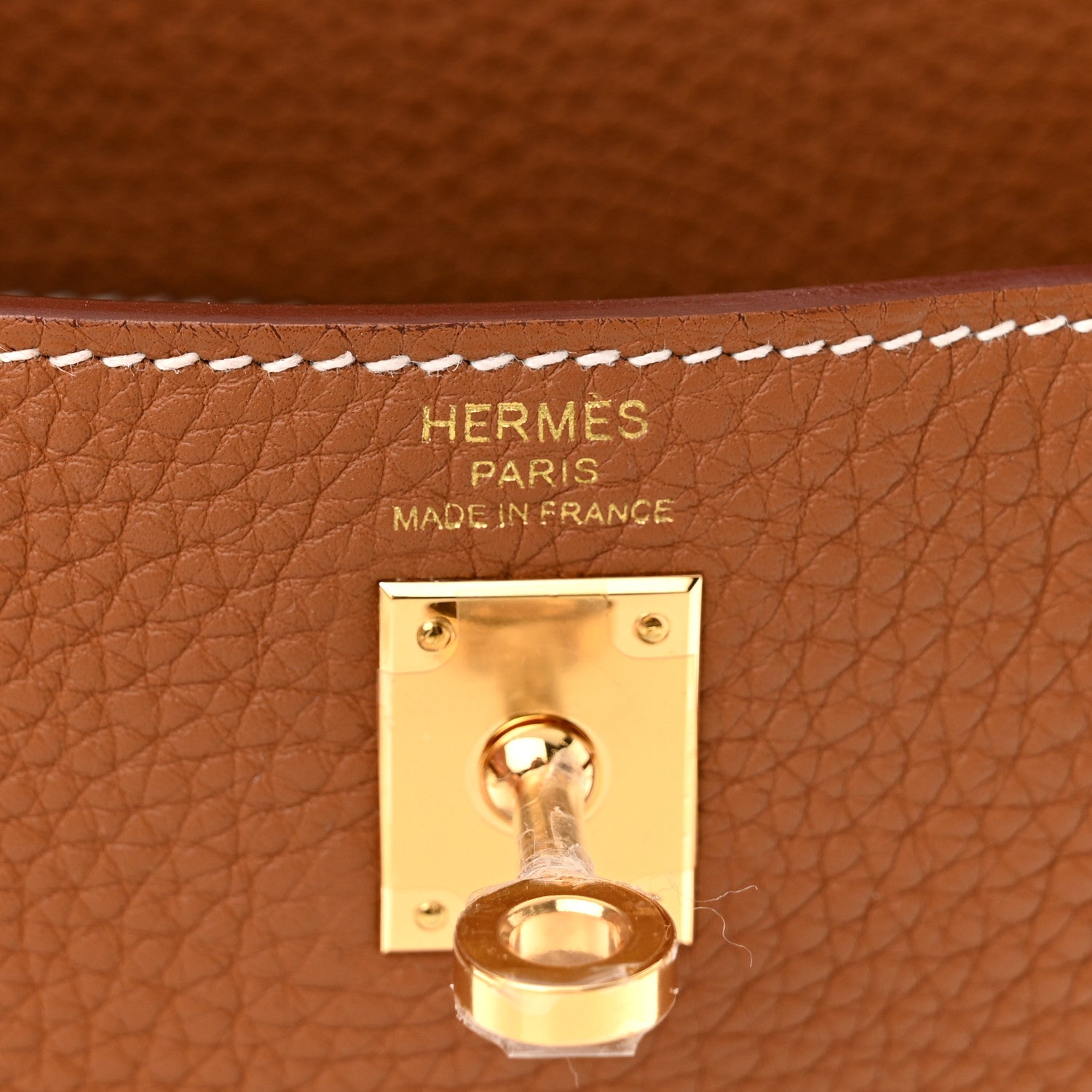 Hermes Togo Kelly Retourne 25 Gold 5 of 10
