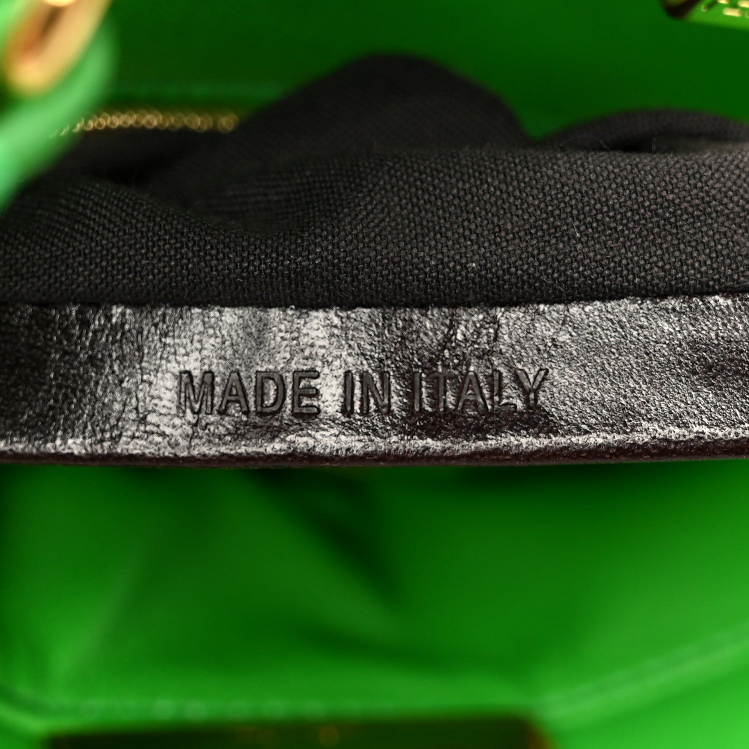 Fendi Nappa Mini Peekaboo Iconic Satchel Tomatillo 9 of 13