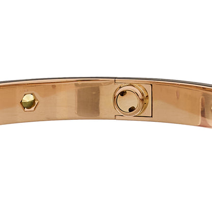 Cartier 18K Pink Gold Sapphire Garnet Amethyst LOVE Bracelet 18 6 of 11