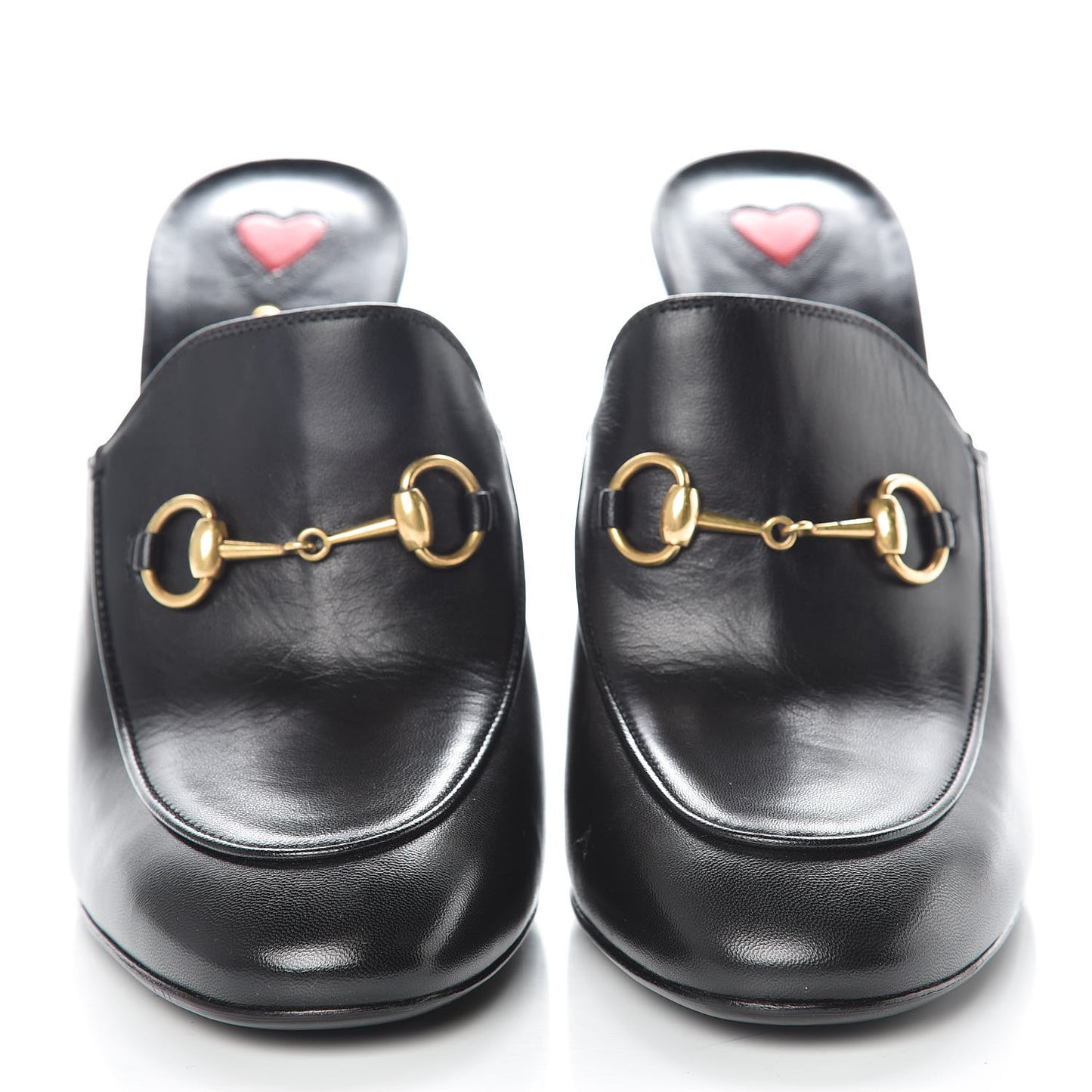 Malaga Kid Horsebit Princetown High Heel Mules 38.5 Black