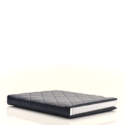 Chanel Caviar Quilted Notebook Navy Blue 4 of 7
