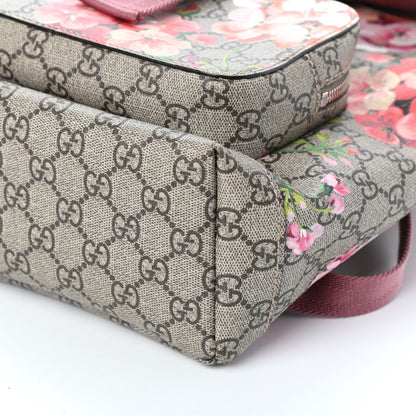 Gucci GG Supreme Monogram Blooms Small Single Buckle Backpack Beige Multicolor Dry Rose 9 of 9