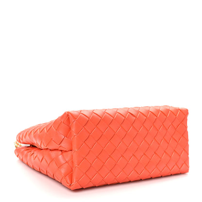 Bottega Veneta Nappa Intrecciato Small Andiamo With Chain Shoulder Bag Orange 4 of 8