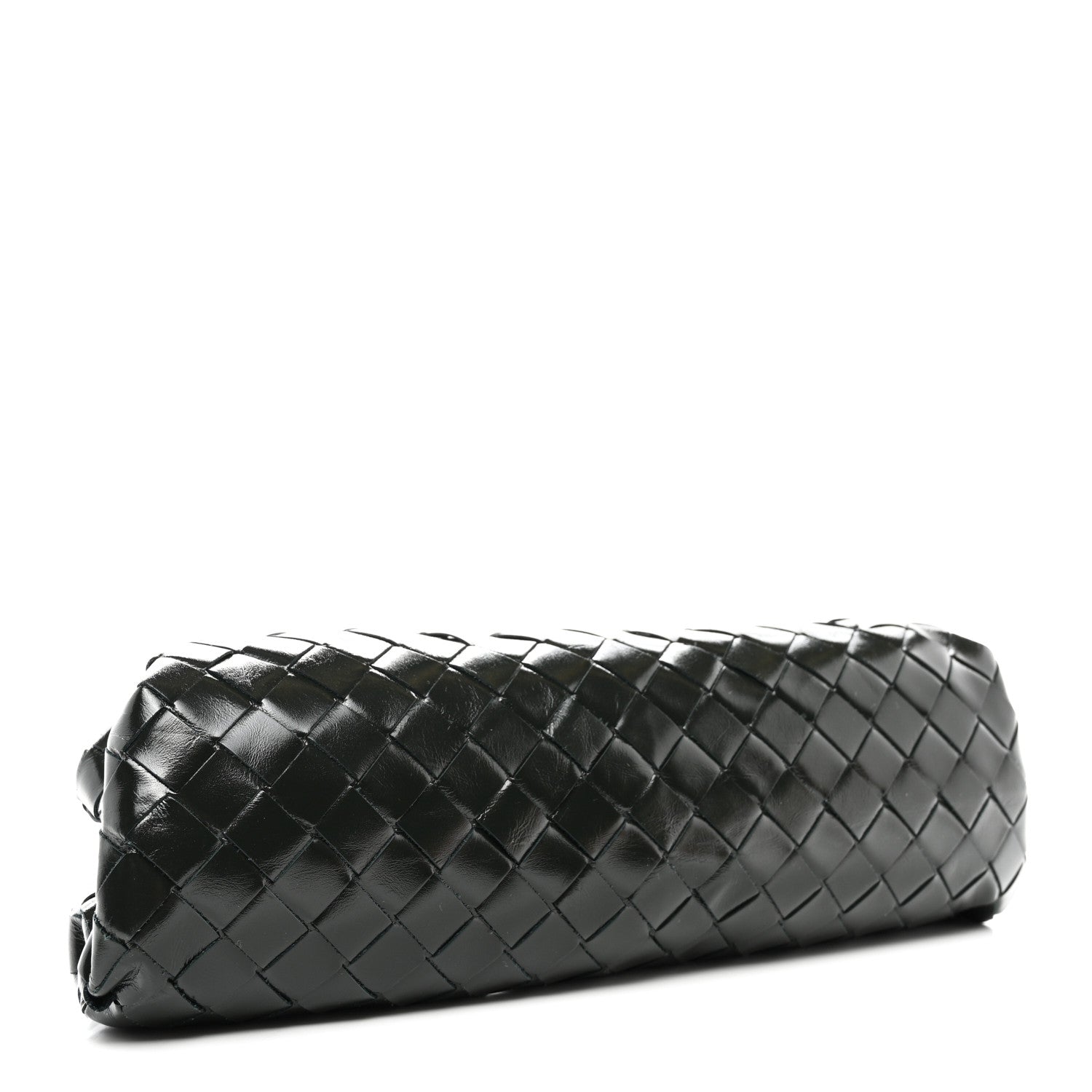 Bottega Veneta Patent Nappa Intrecciato Teen Jodie Pouch Dark Green 4 of 7