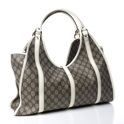 Gucci Monogram Large Joy Shoulder Bag White 3 of 11