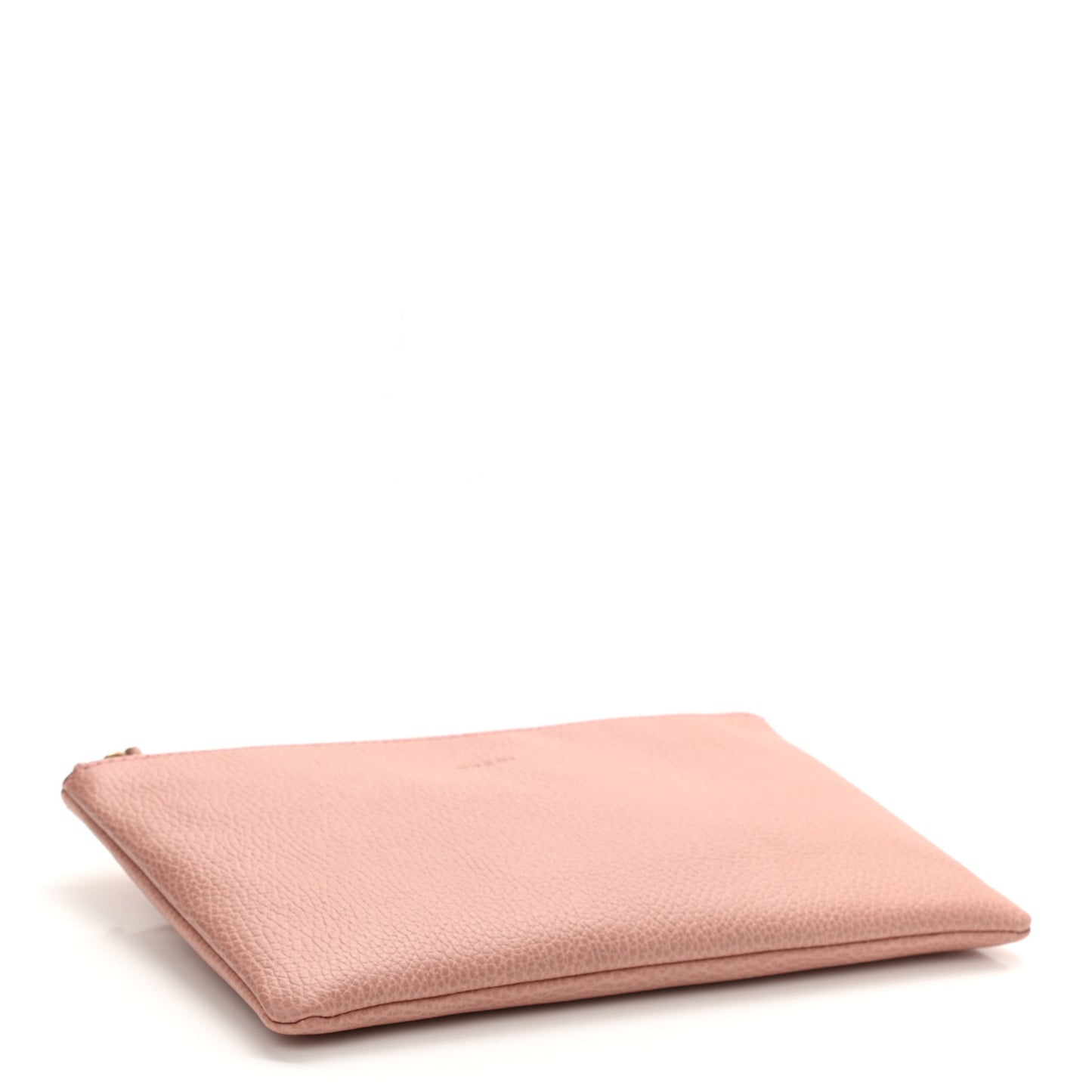 Calfskin Bamboo Clutch Pink