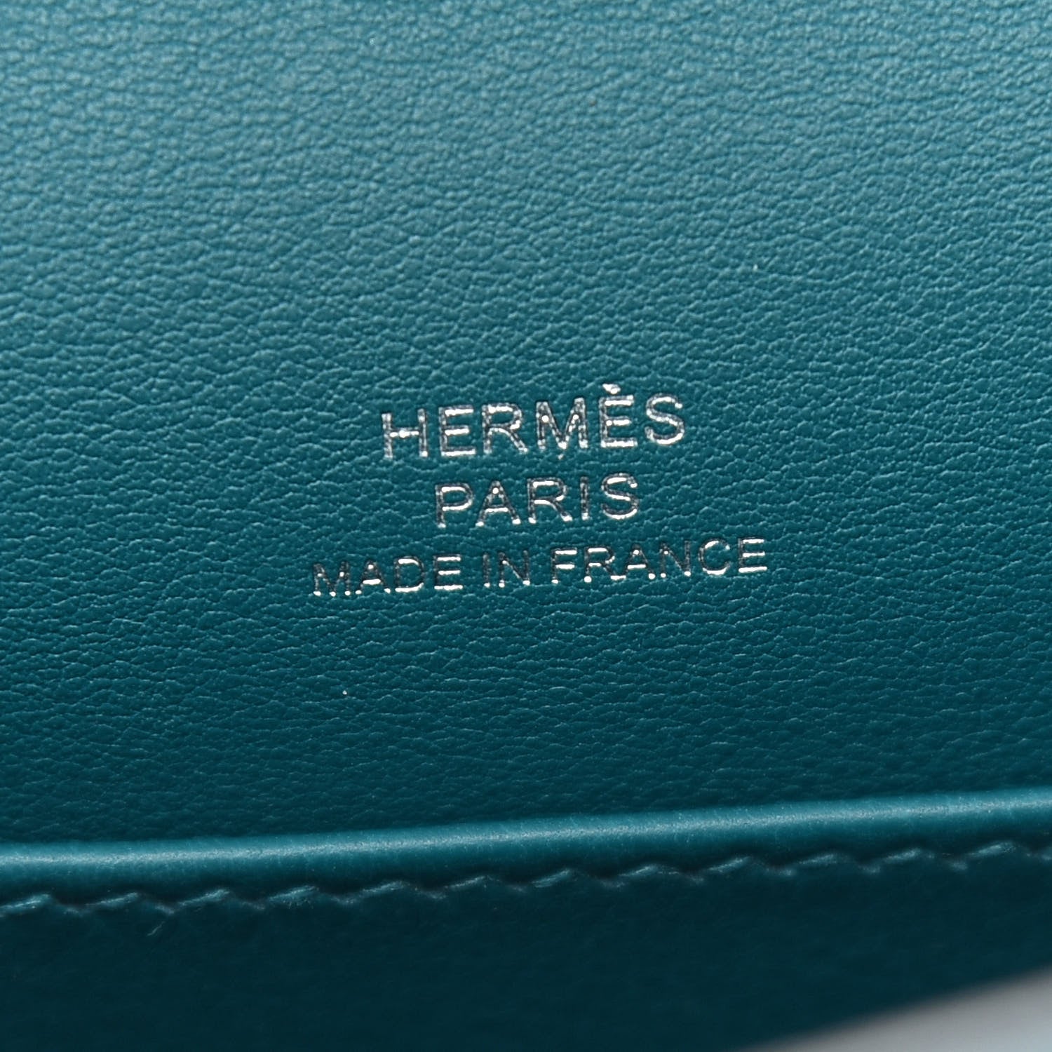 Hermes Swift Kelly Pochette Clutch Vert Bosphore 14 of 17