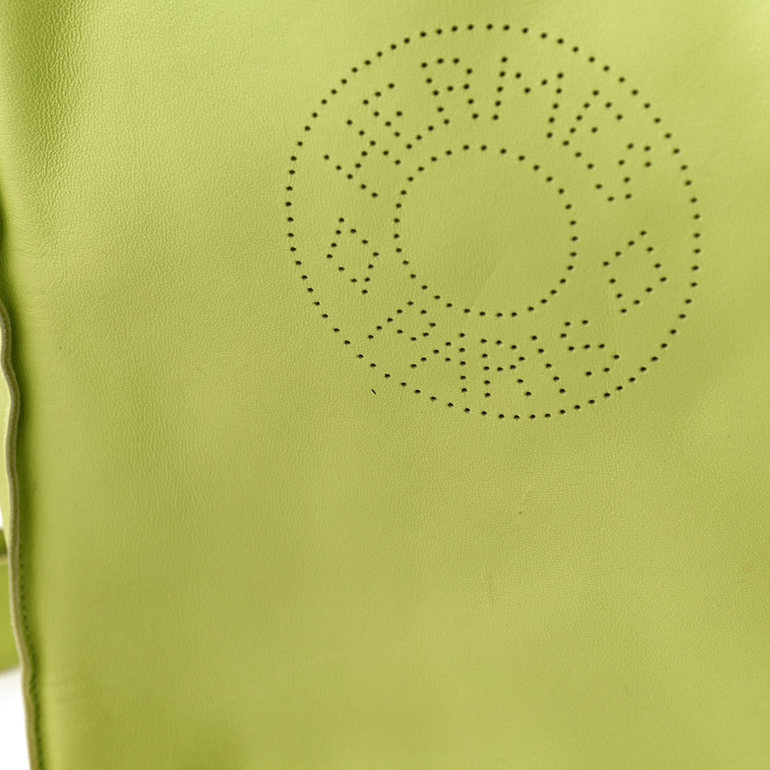 Hermes Lambskin Clou De Selle Pouch Kiwi 9 of 10