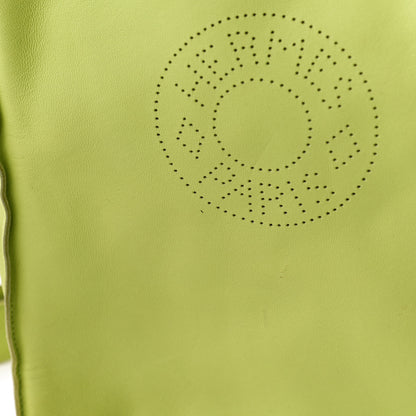 Hermes Lambskin Clou De Selle Pouch Kiwi 9 of 10