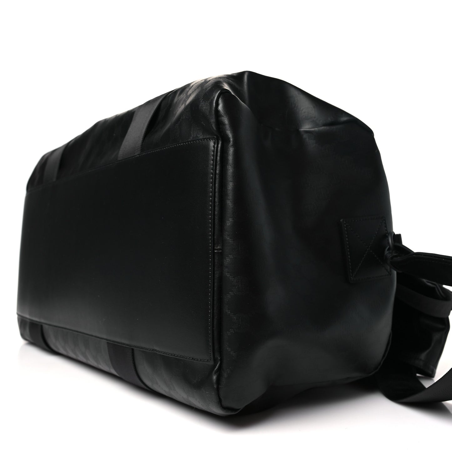 Econyl Nylon Monogram Duffle Bag Blue Black