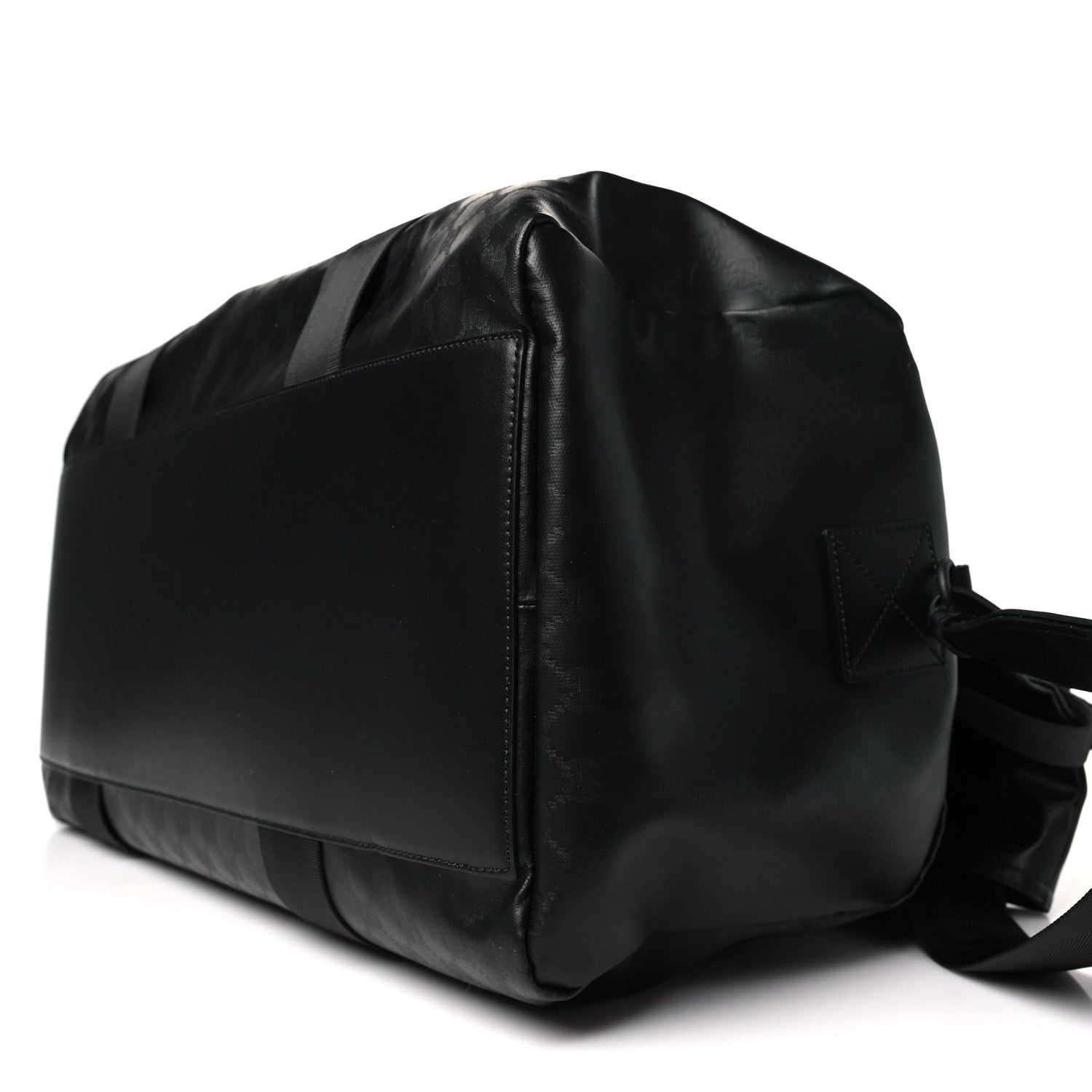 Gucci Econyl Nylon Monogram Duffle Bag Blue Black 7 of 7
