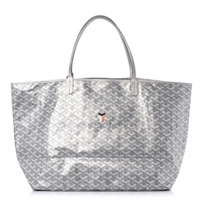 Goyard Goyardine Precious Metals Saint Louis GM Silver 2 of 12