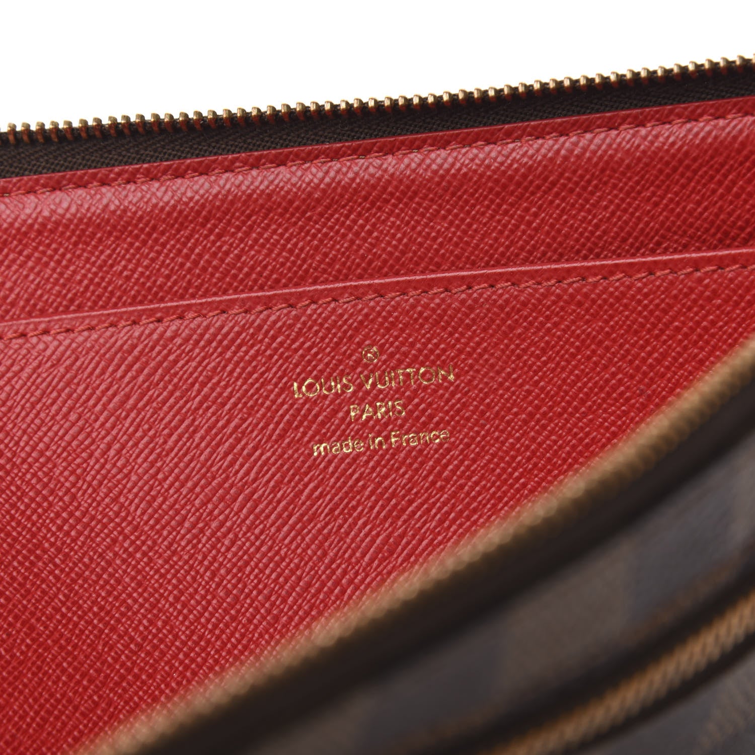 Louis Vuitton Damier Ebene Complice Trunks and Bags Wallet Red 6 of 6