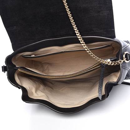 Chloe Calfskin Medium Faye Day Shoulder Bag Black 5 of 13