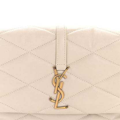 Saint Laurent Lambskin Quilted Le 57 Diamond Shoulder Bag Crema Soft 8 of 12