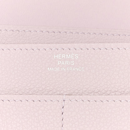 Hermes Evercolor Dogon Duo Wallet Mauve Pale 7 of 9