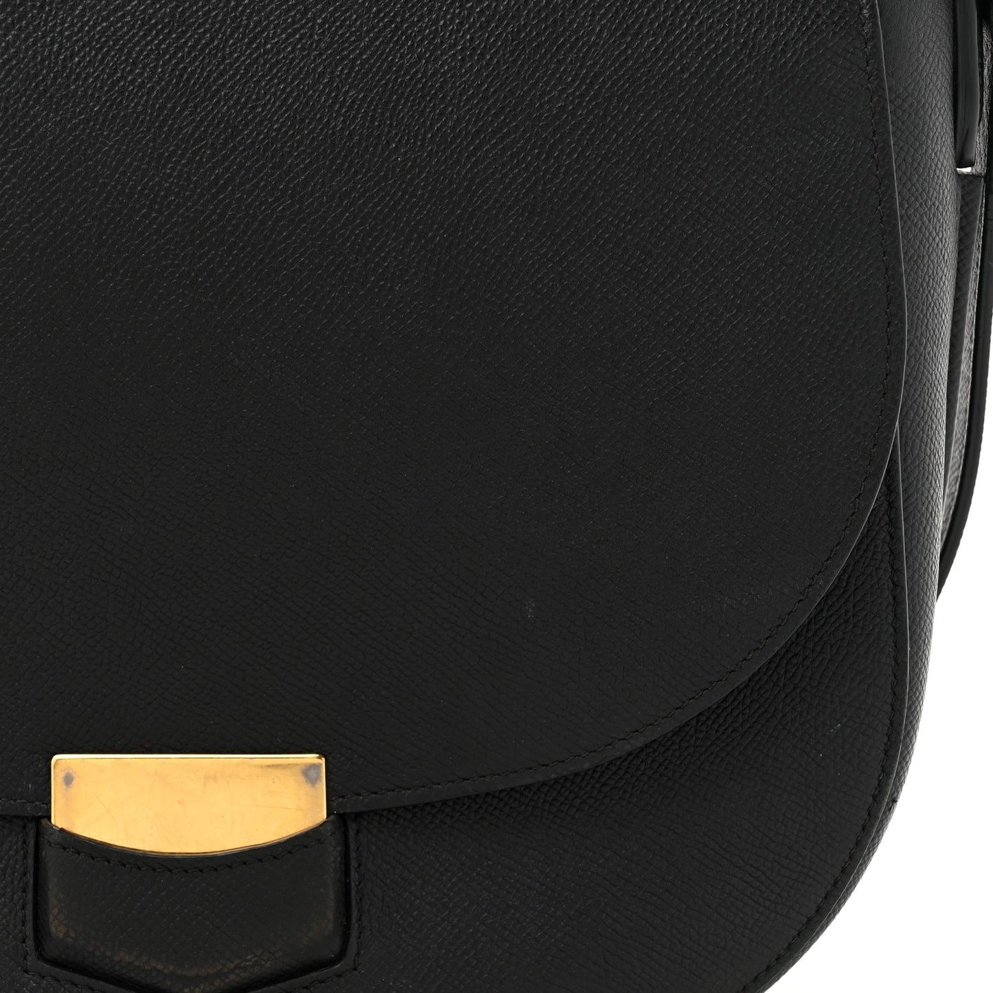 Grained Calfskin Large Trotteur Black