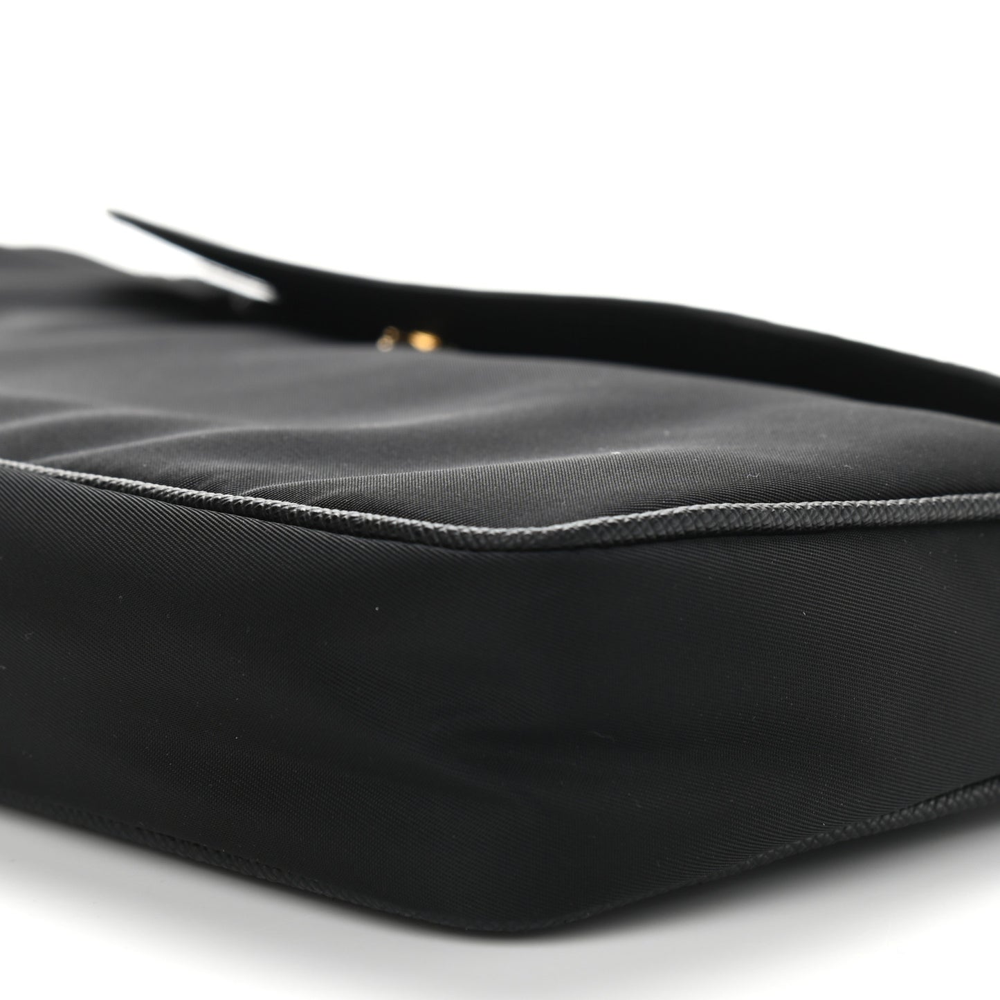 Tessuto Nylon Saffiano Crossbody Bag Black