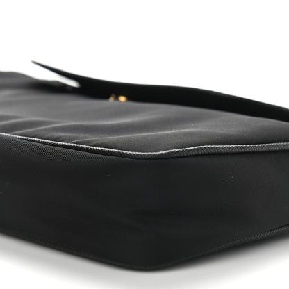 Prada Tessuto Nylon Saffiano Crossbody Bag Black 9 of 9