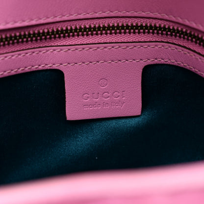 Gucci Velvet Matelasse Marquise Crystals Embroidered Small GG Marmont Shoulder Bag Malva 6 of 10