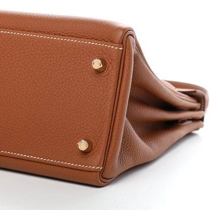 Hermes Togo Kelly Retourne 32 Gold 9 of 9
