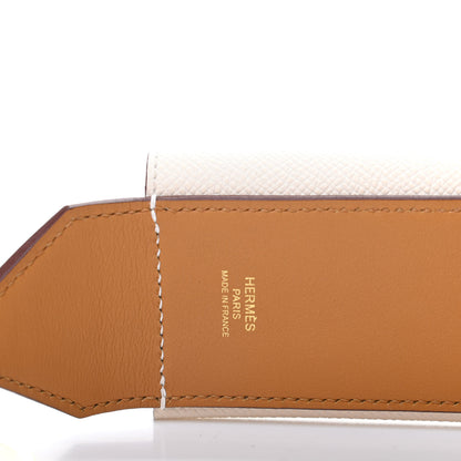 Hermes Swift Epsom Pocket Kelly Shoulder Strap Craie 4 of 6