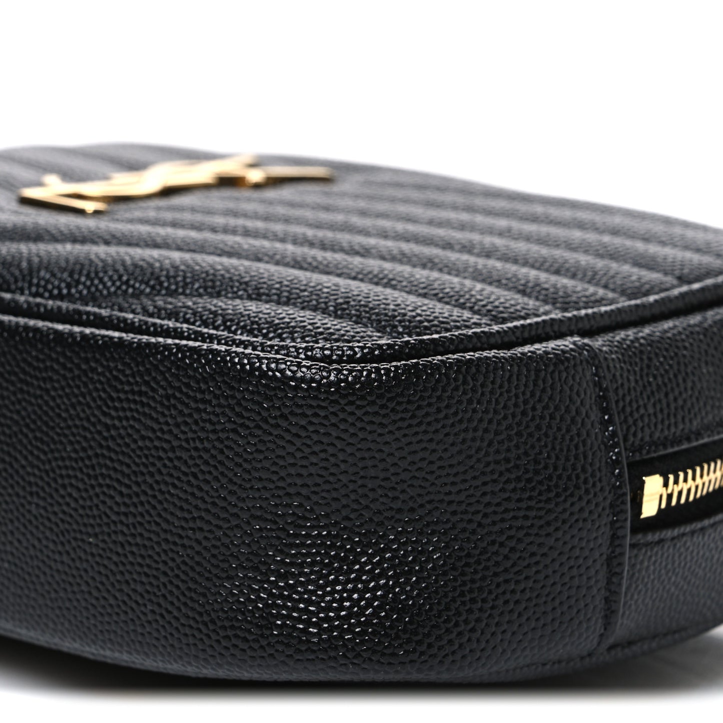 Grain De Poudre Matelasse Monogram Mini Lou Camera Bag Black