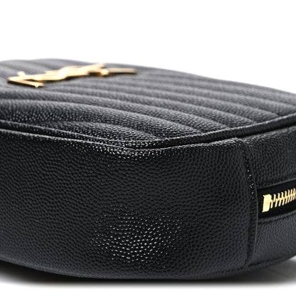 Saint Laurent Grain De Poudre Matelasse Monogram Mini Lou Camera Bag Black 10 of 10