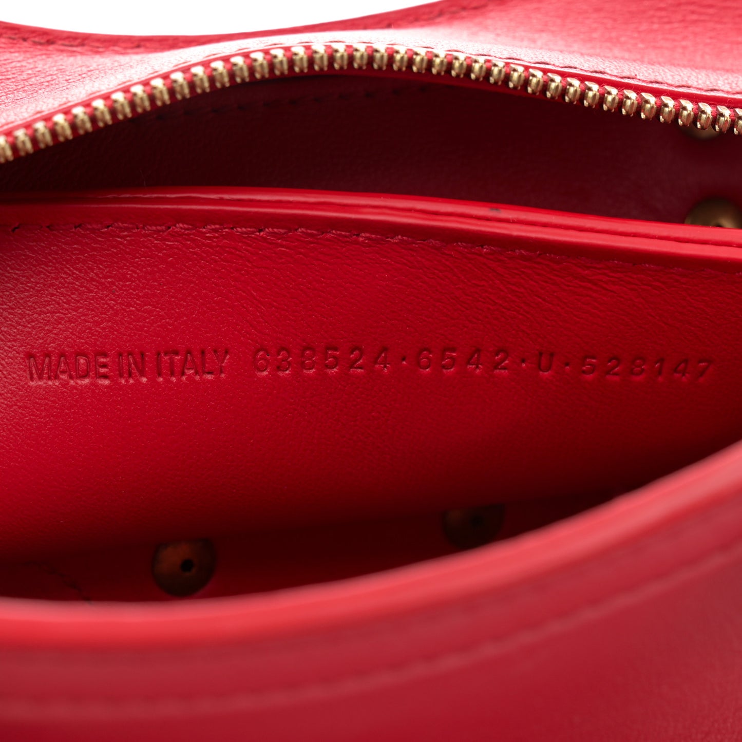 Smooth Calfskin Neo Classic Gold Hardware Mini City Red