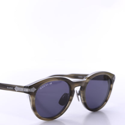 Gucci Acetate Round Metal Sunglasses GG0071S 7 of 8