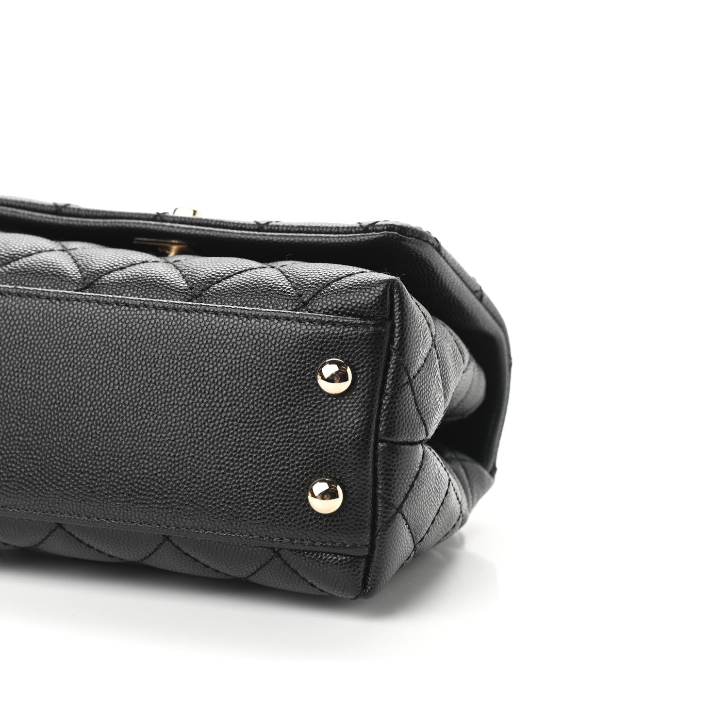 Chanel Caviar Quilted Extra Mini Coco Handle Flap Black 9 of 9