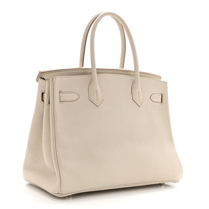 Hermes Togo Swift Canvas 3 in 1 Birkin 30 Craie 6 of 16