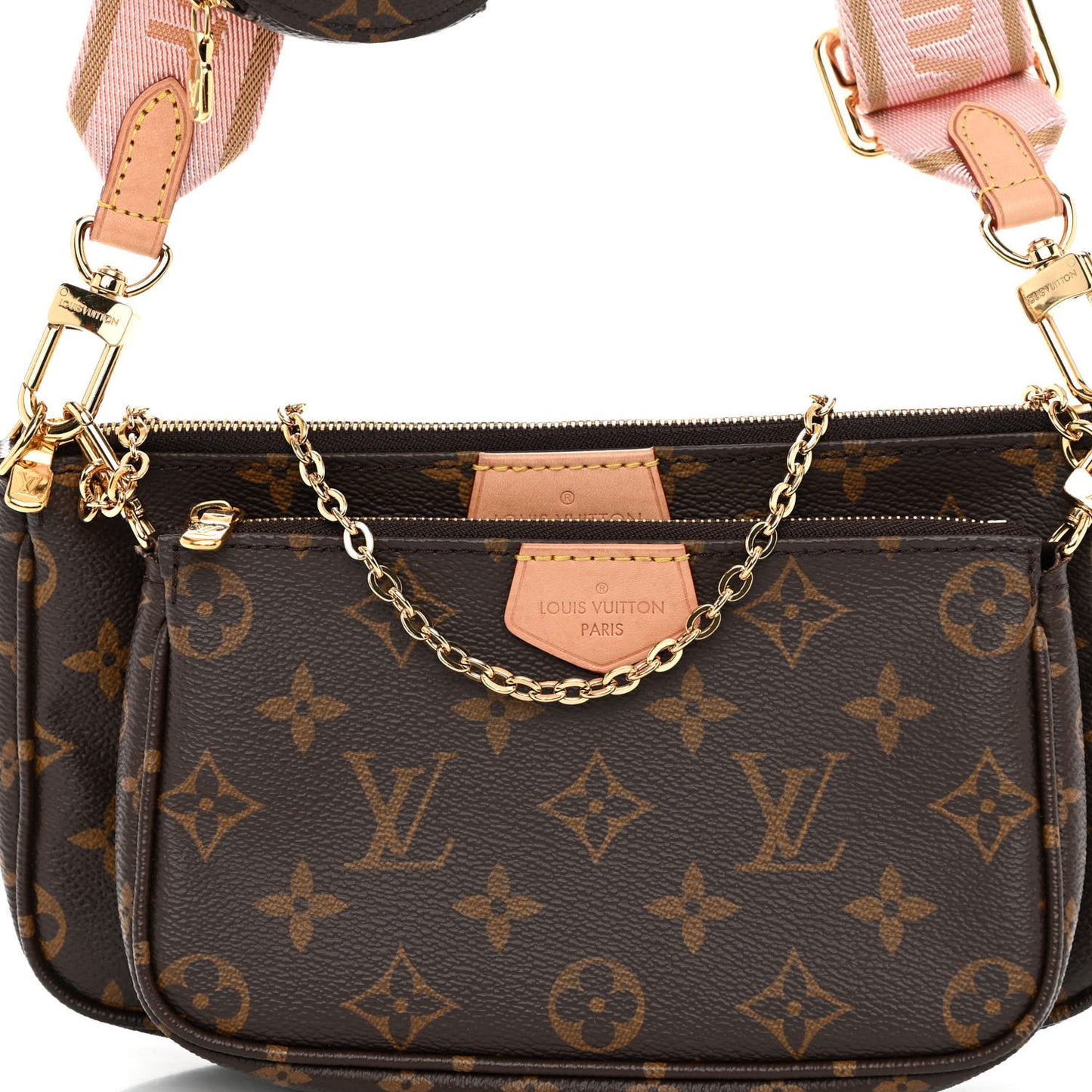 Monogram Multi Pochette Accessories Rose Clair