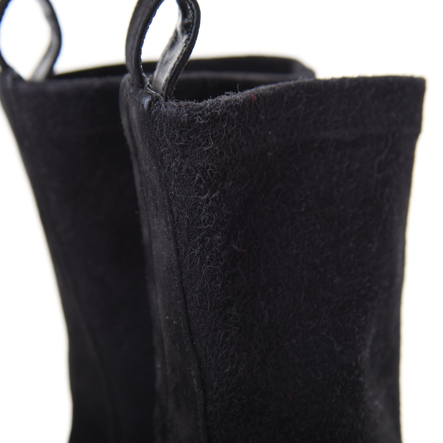 Christian Louboutin Veau Velours Stretch Gena 85 Bootie 35 Black 9 of 10