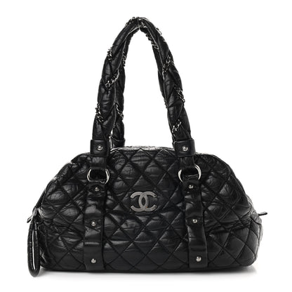 Chanel Lambskin Vintage Ligne Lady Braid Tote Black 1 of 14