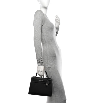 Hermes Epsom Kelly Sellier 25 Black 2 of 12