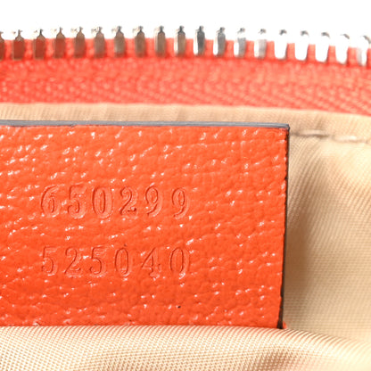 Gucci X THE NORTH FACE Monogram Textured Dollar Calfskin Embroidered Belt Bag Beige Ebony Mystic White Deep Orange 7 of 10