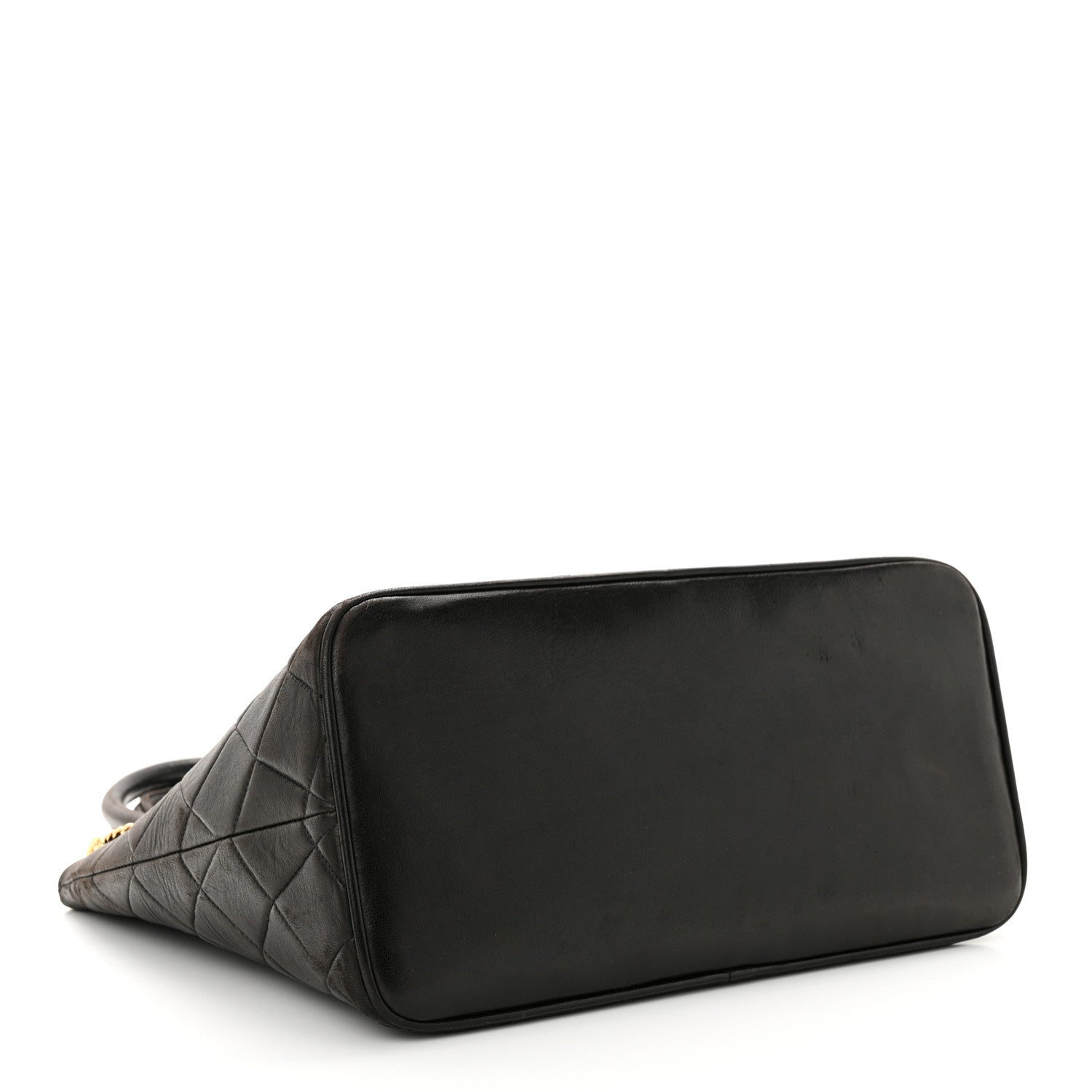 Chanel Lambskin Quilted Medallion Tote Dark Brown 4 of 13