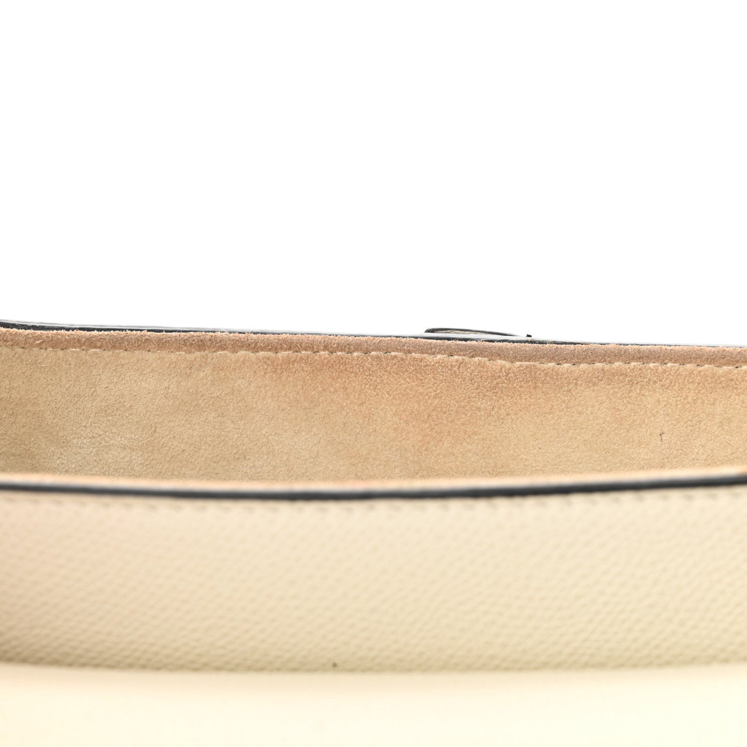 Christian Dior Grained Calfskin Saddle Bag White 12 of 16