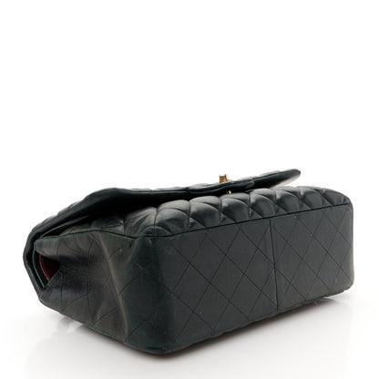 Chanel Lambskin Quilted Jumbo Double Flap Black 4 of 15