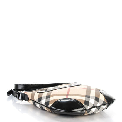 Burberry Supernova Check Small Dryden Crossbody Bag Black 4 of 8