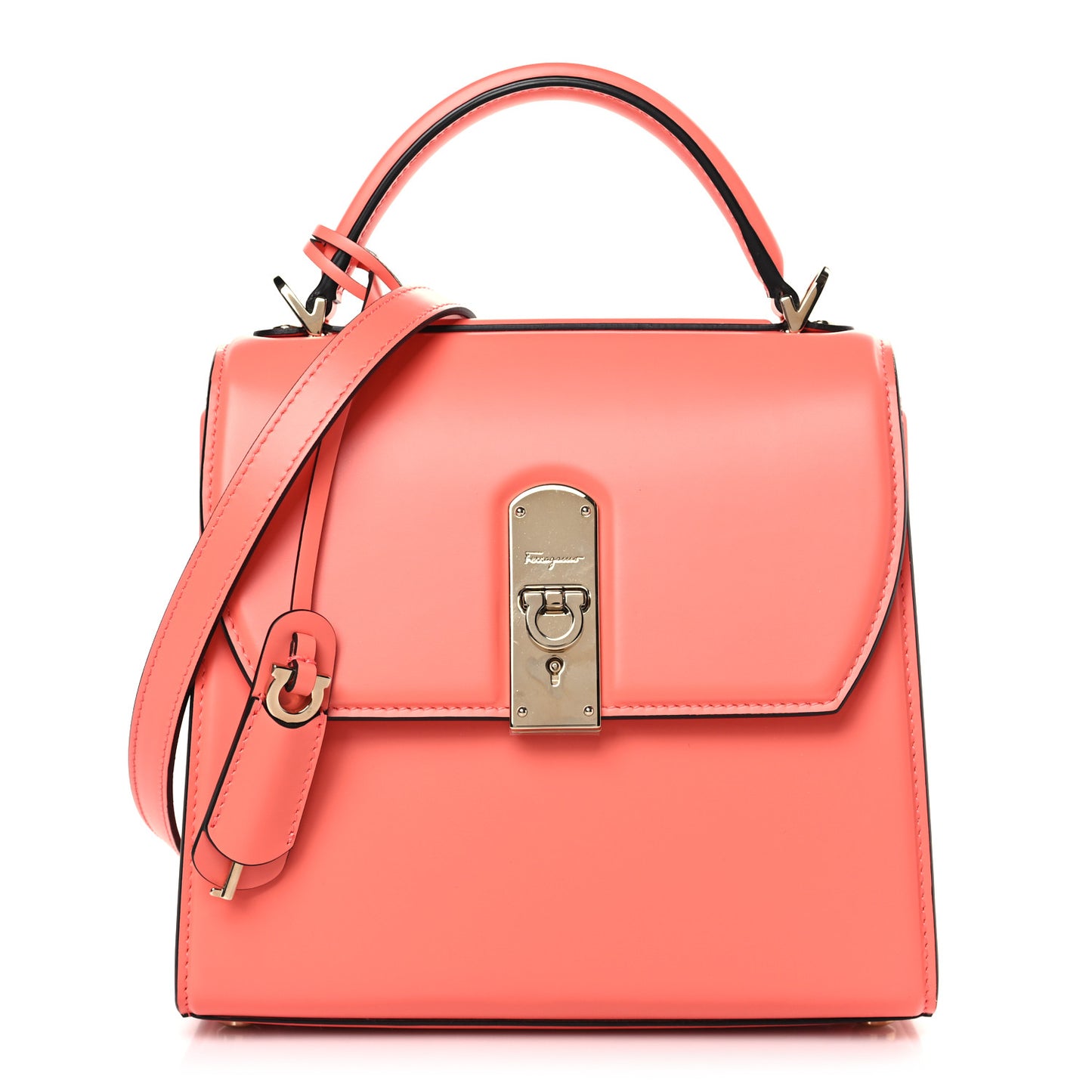 Smooth Calfskin Small Boxyz Orange